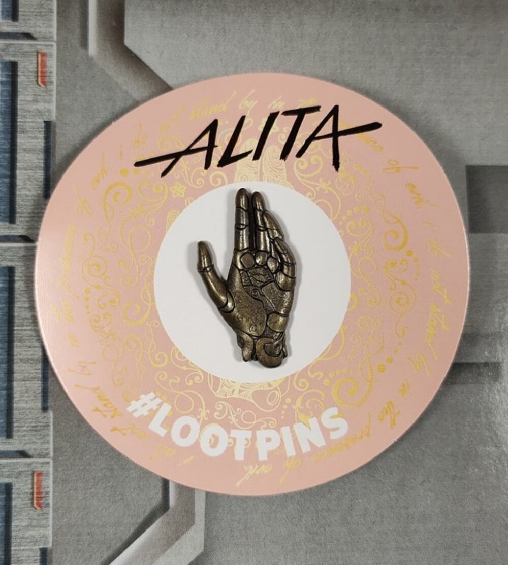 Alita Battle Angel Movie Pin Lootcrate Exclusive!